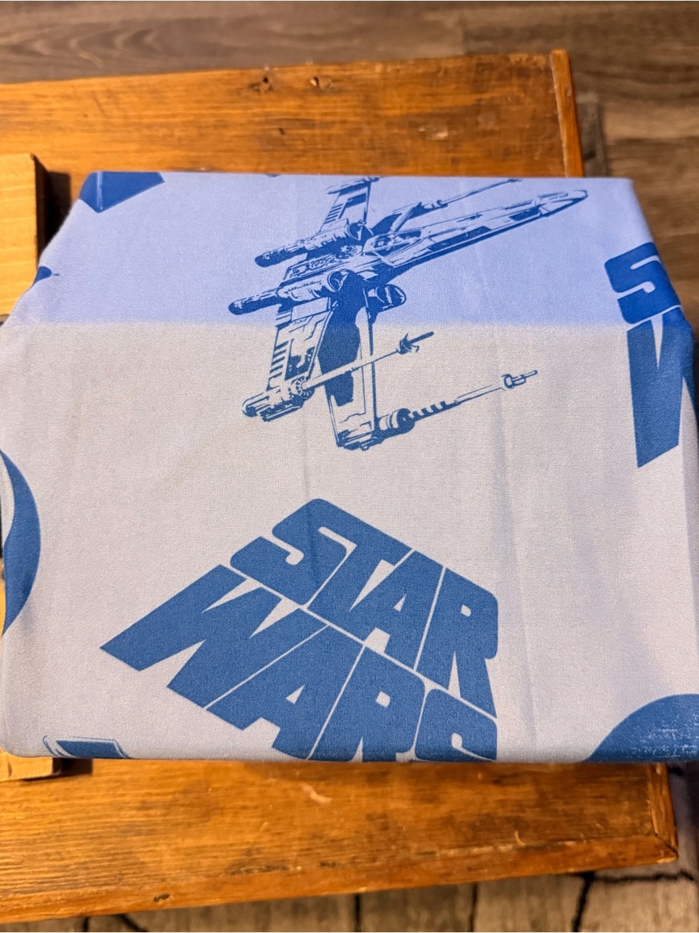 Star Wars White and Blue Galactic Print full  size  set